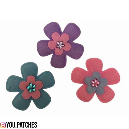 Foamic Flowers Patch (Pack of 3)