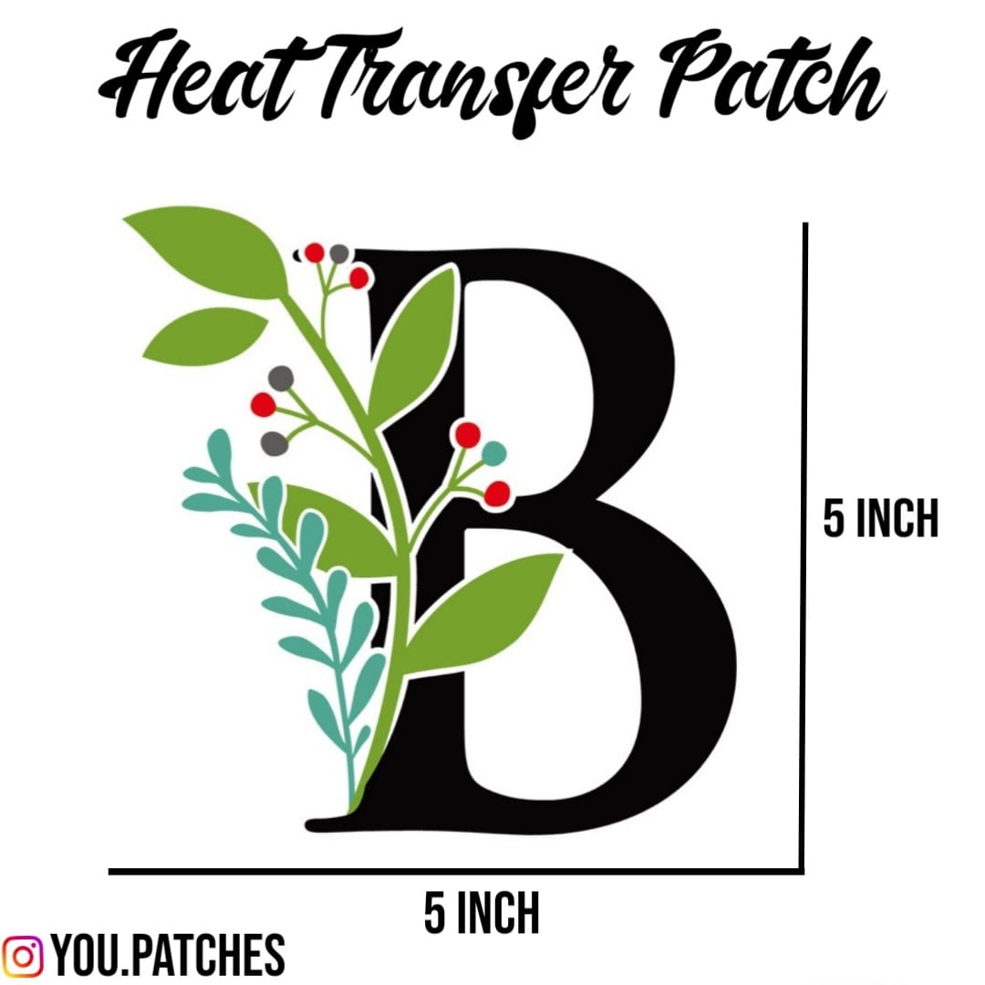 Heat Transfer Alphabets Patch