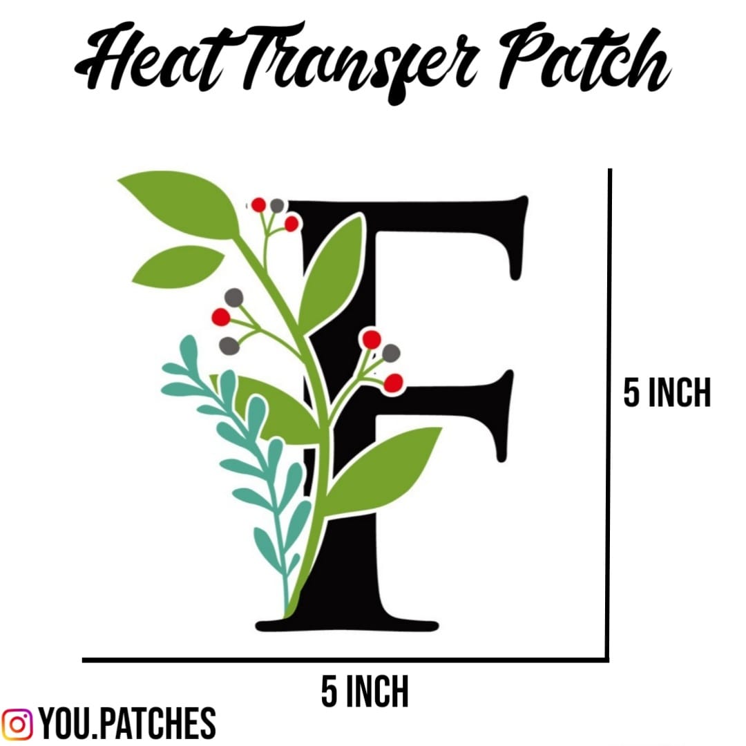 Heat Transfer Alphabets Patch