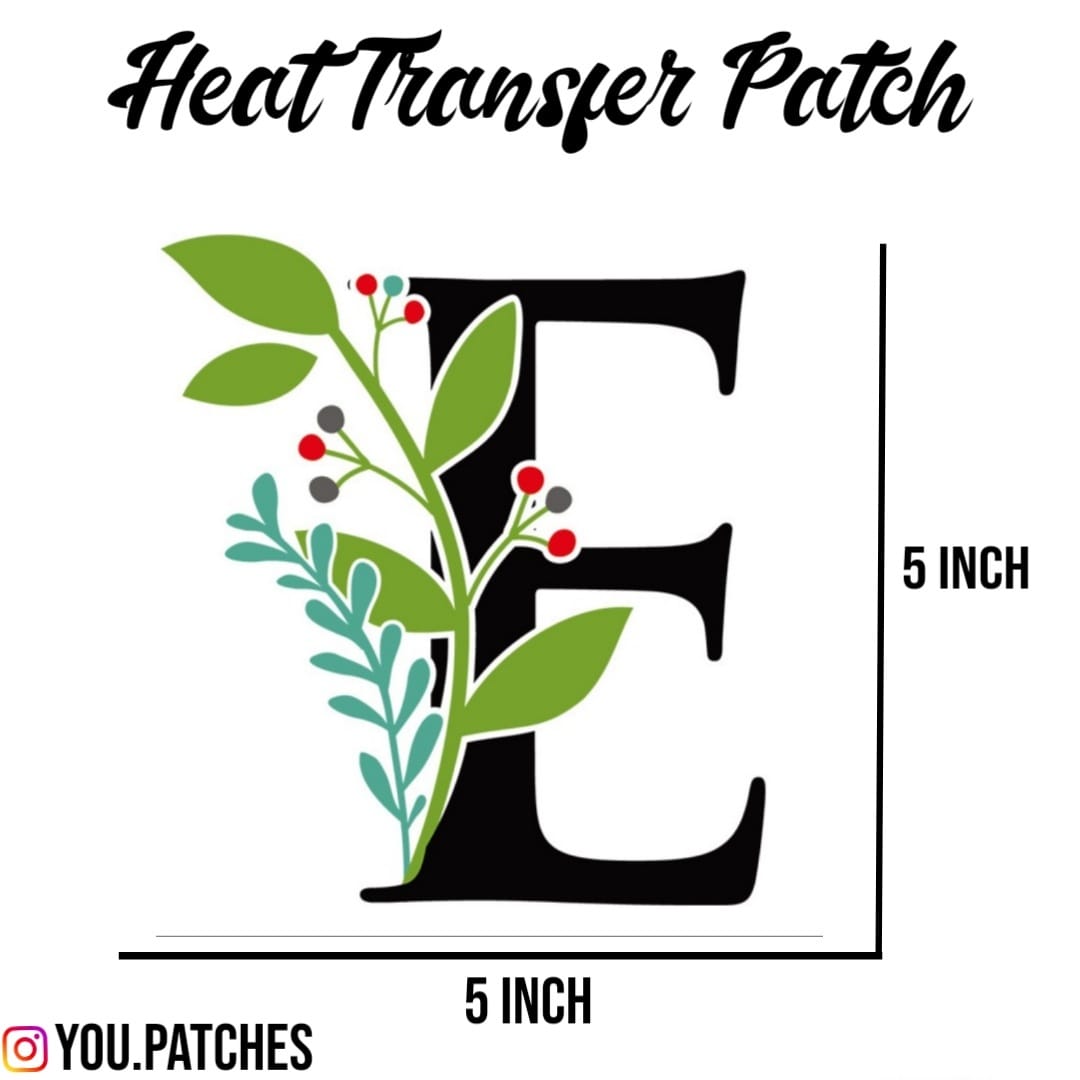 Heat Transfer Alphabets Patch