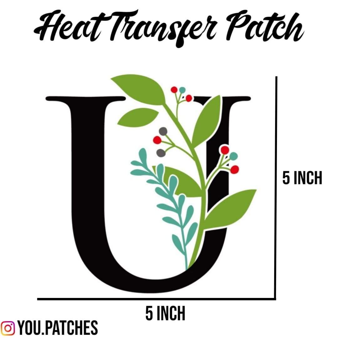 Heat Transfer Alphabets Patch