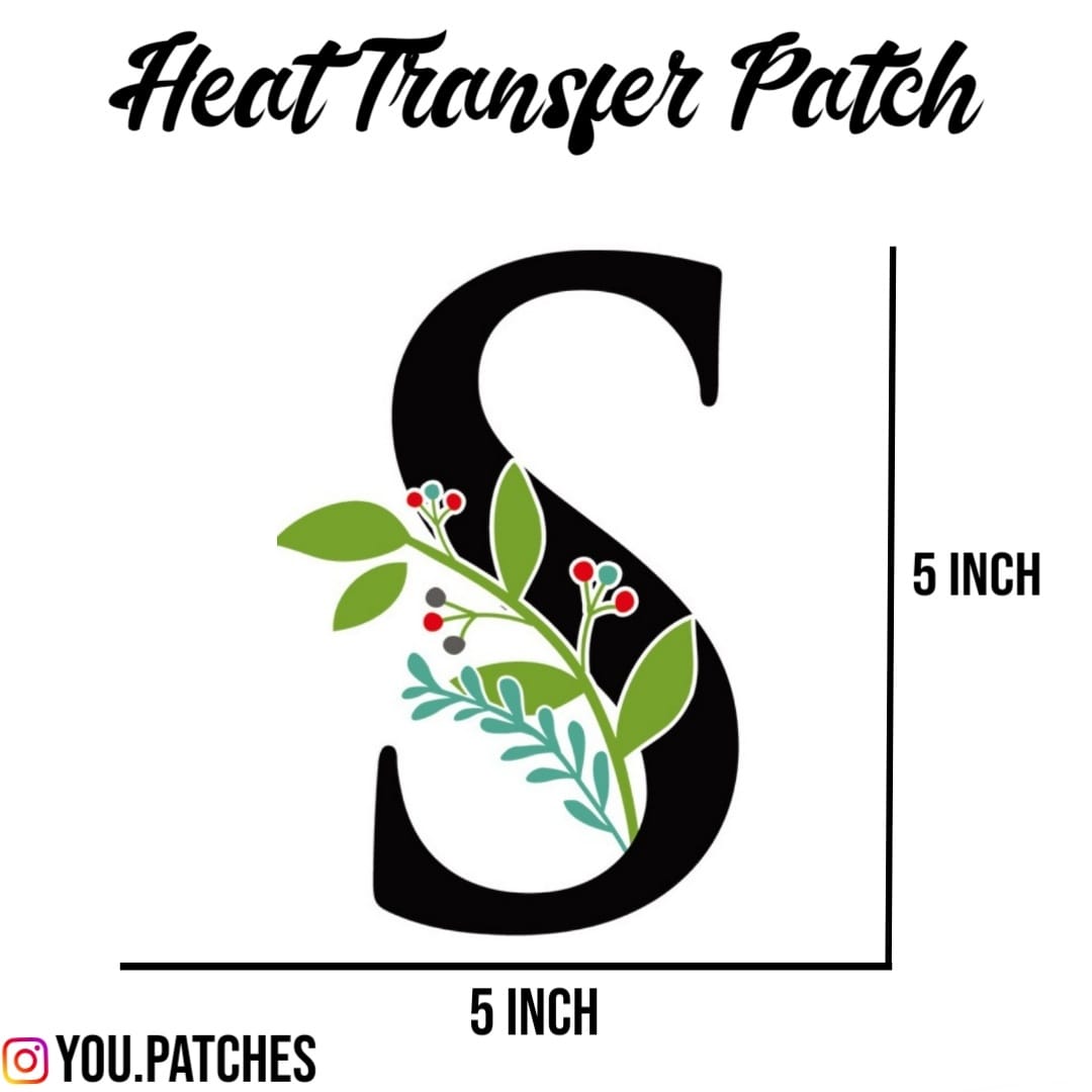 Heat Transfer Alphabets Patch