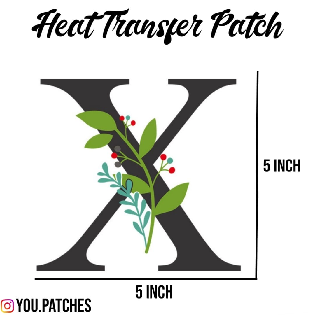 Heat Transfer Alphabets Patch