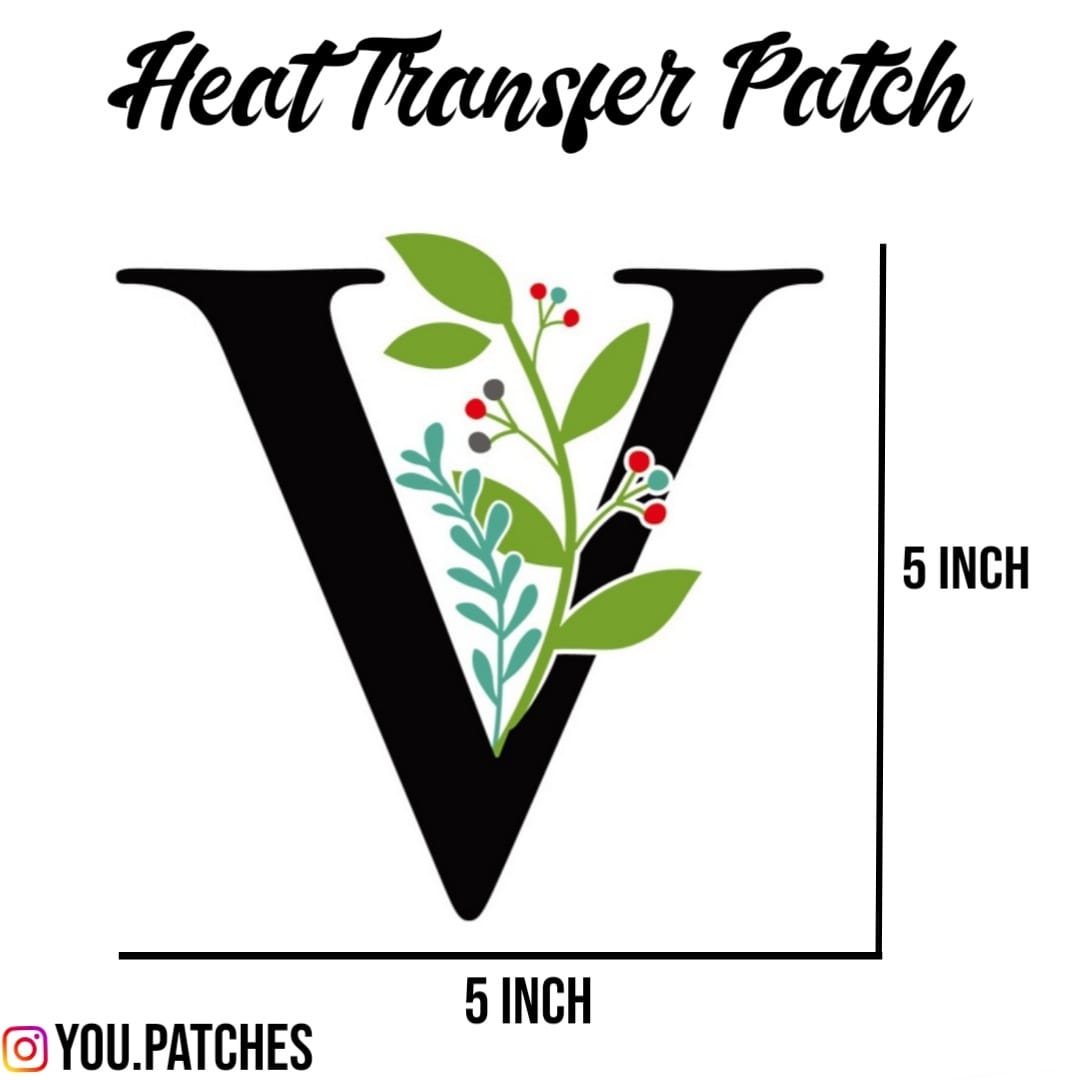 Heat Transfer Alphabets Patch