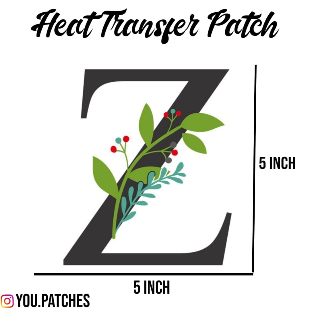 Heat Transfer Alphabets Patch