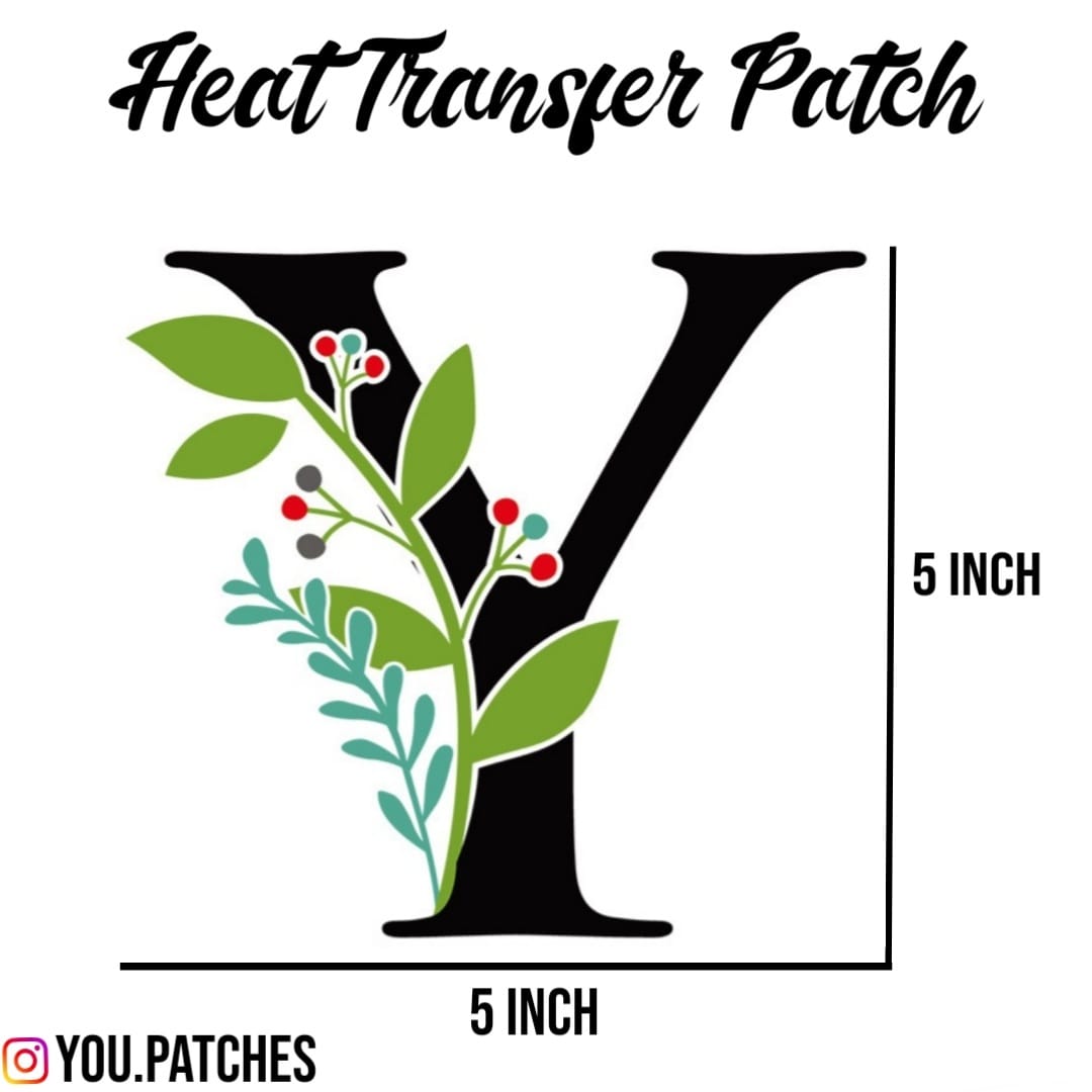 Heat Transfer Alphabets Patch