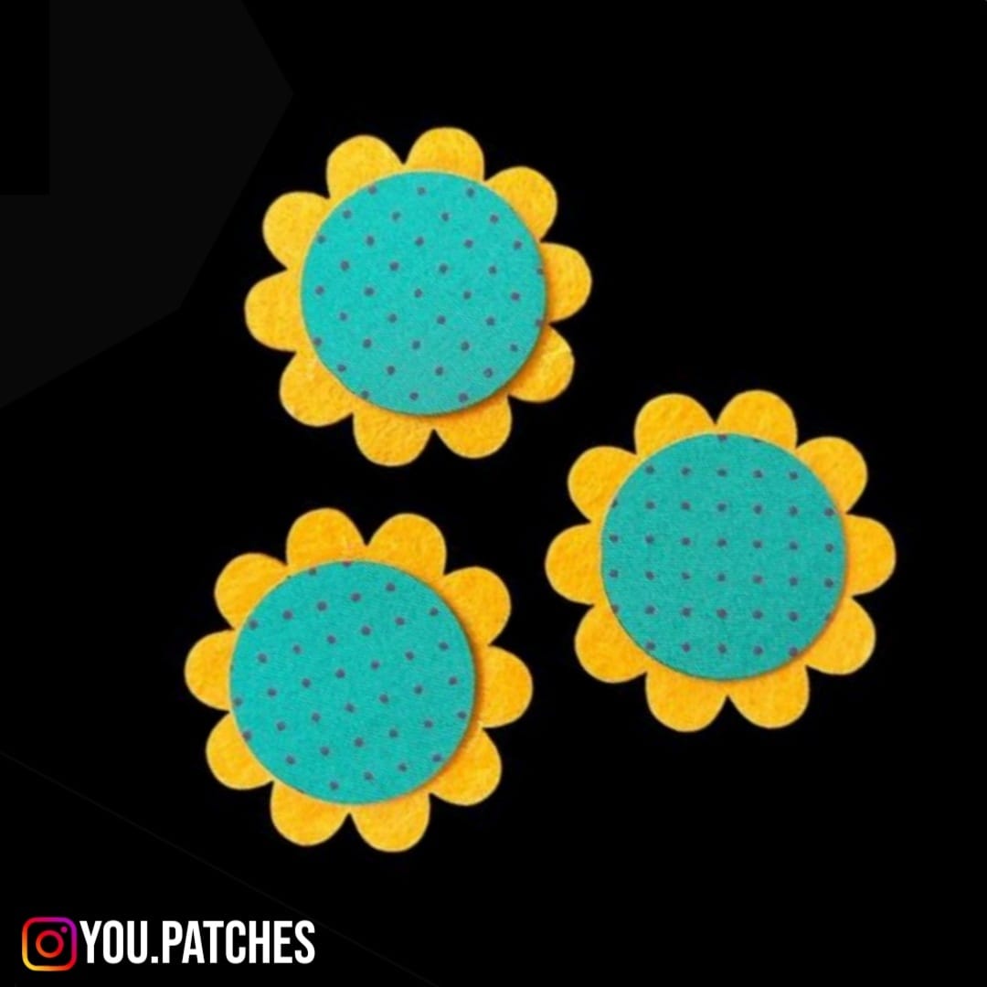 Fabric Flower Patch (Pack of 4)