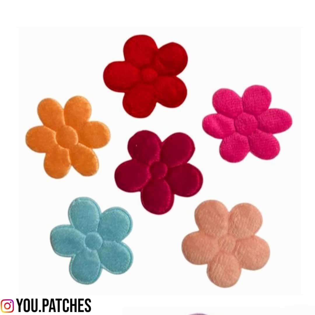 Foamic Flowers Patch (Pack of 6)