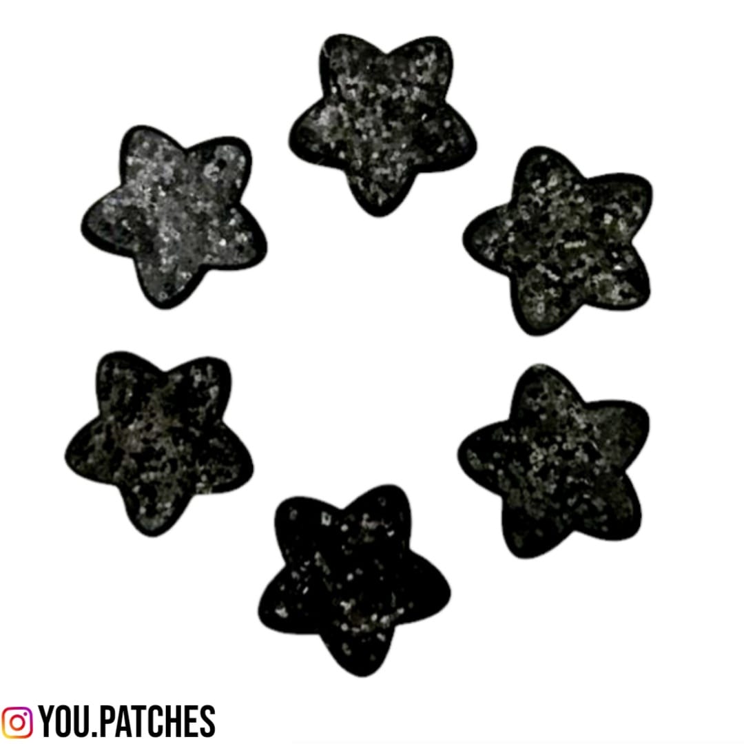 Glittery Stars Patch (Pack of 6)