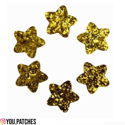 Glittery Stars Patch (Pack of 6)