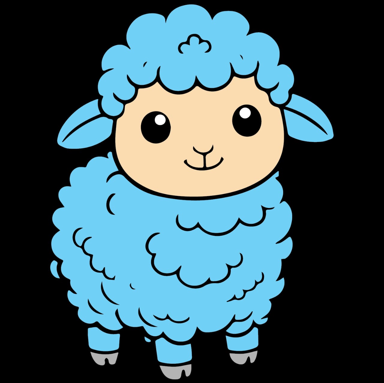 Heat Transfer Sheep Patch