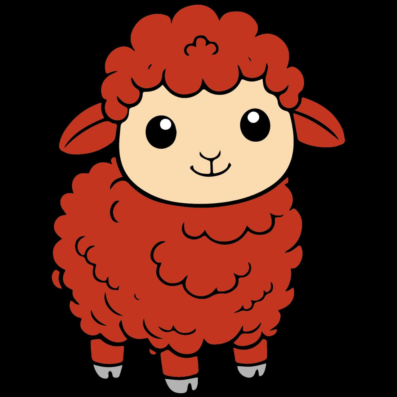 Heat Transfer Sheep Patch