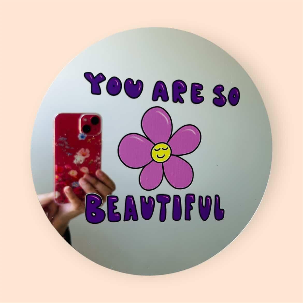 Wall Decor Mirror (Quotation)