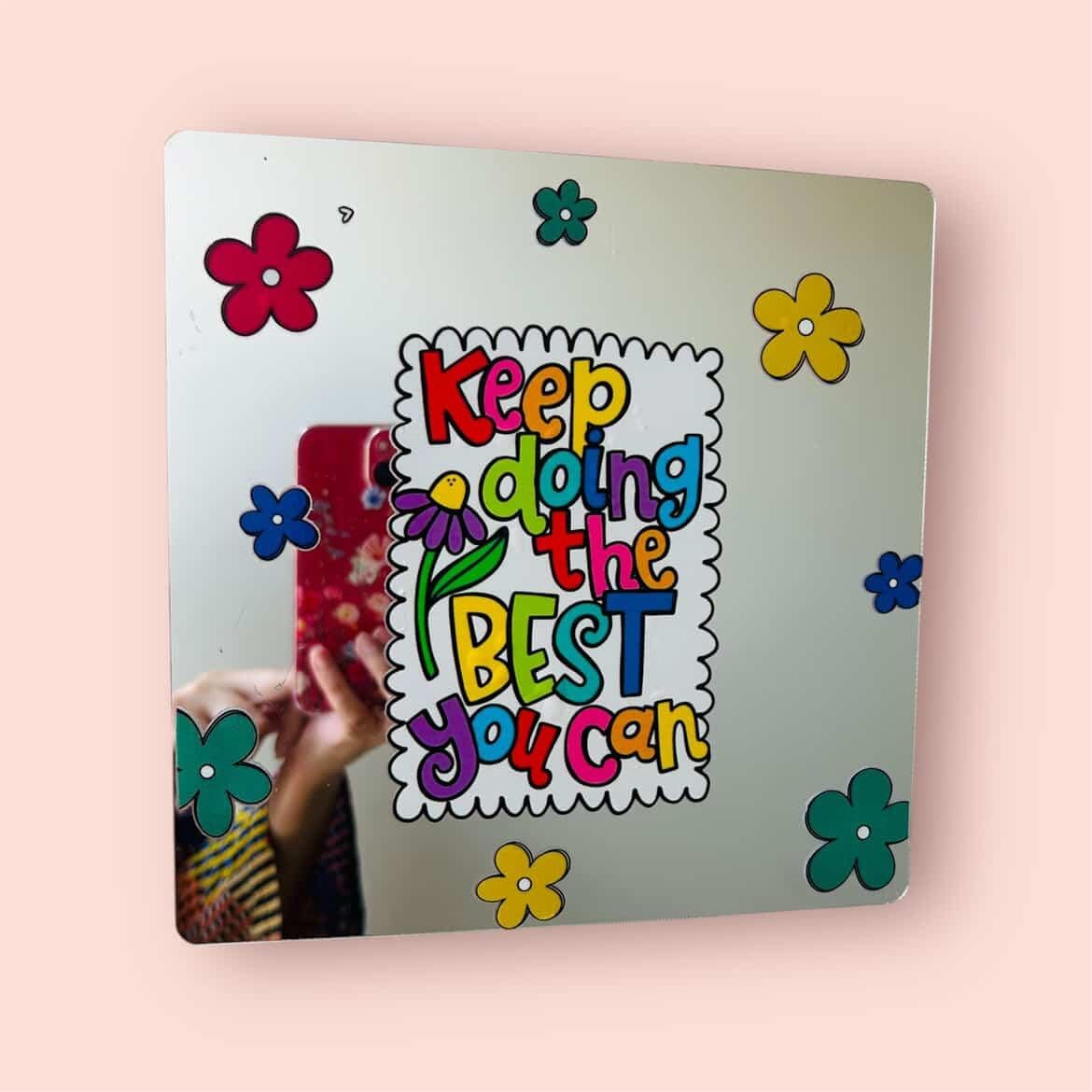 Wall Decor Mirror (Quotation)