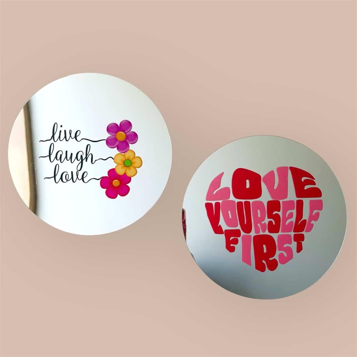 Wall Decor Mirror (Pack of 2)