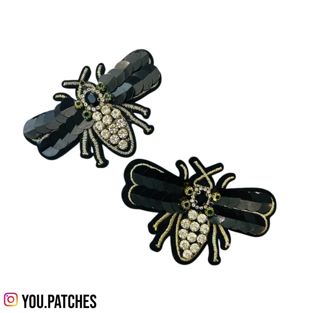 Embellished Bee Patch (Pack of 2)