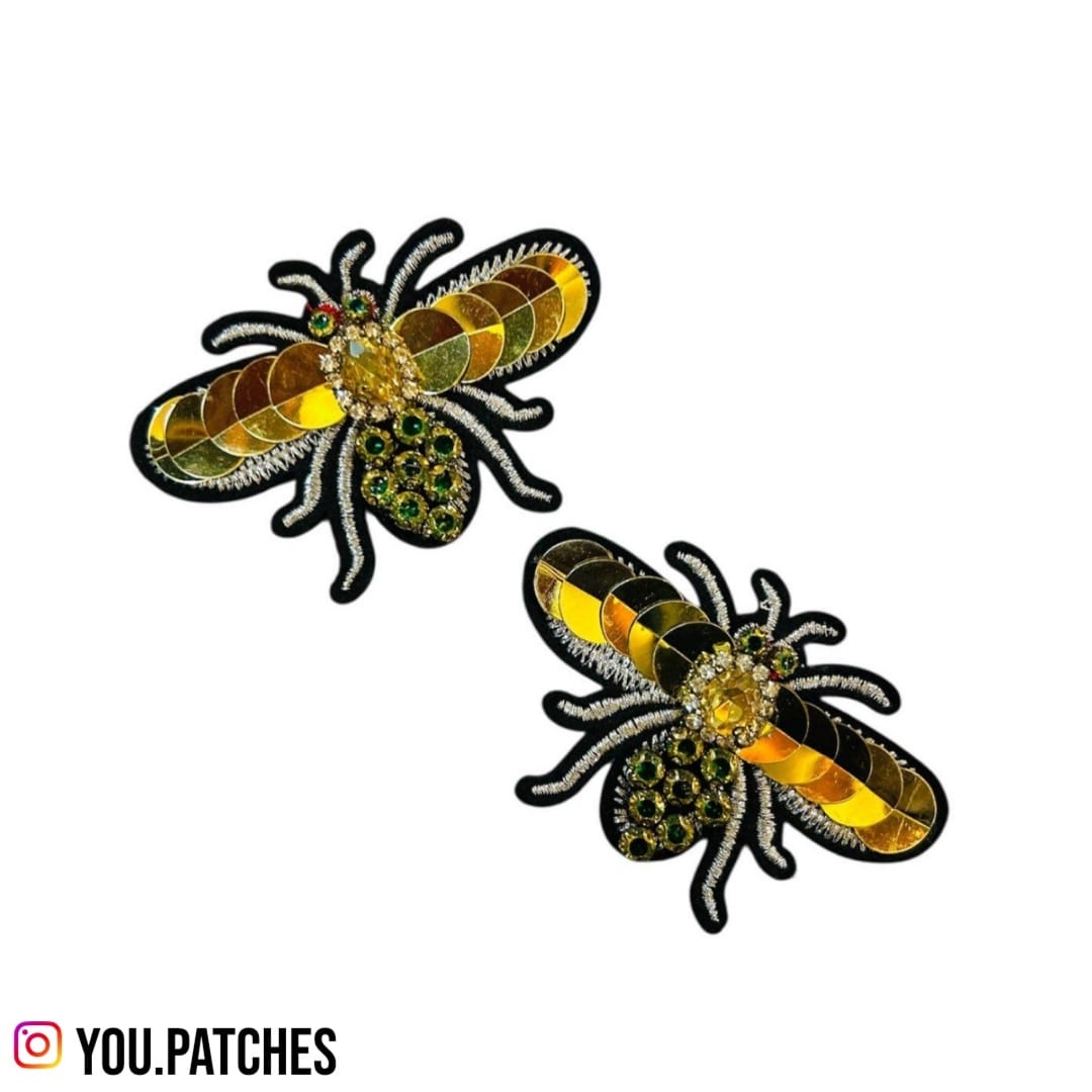Embellished Bee Patch (Pack of 2)
