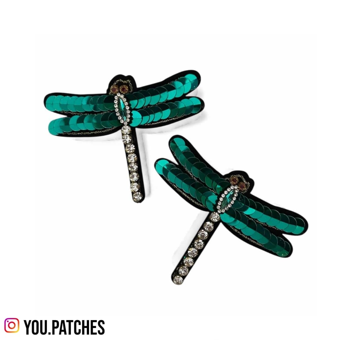 Embellished Flies Patch (Pack of 2)