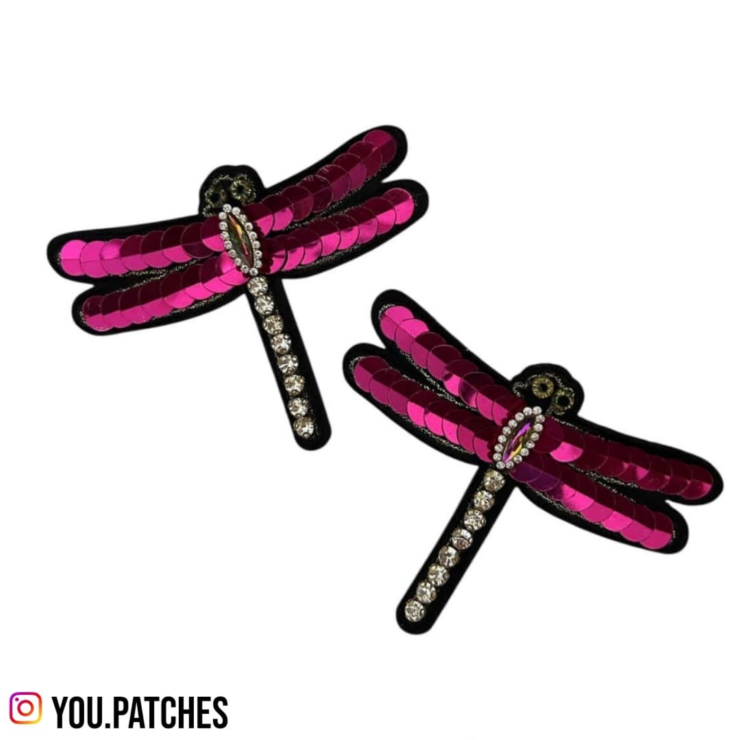 Embellished Flies Patch (Pack of 2)