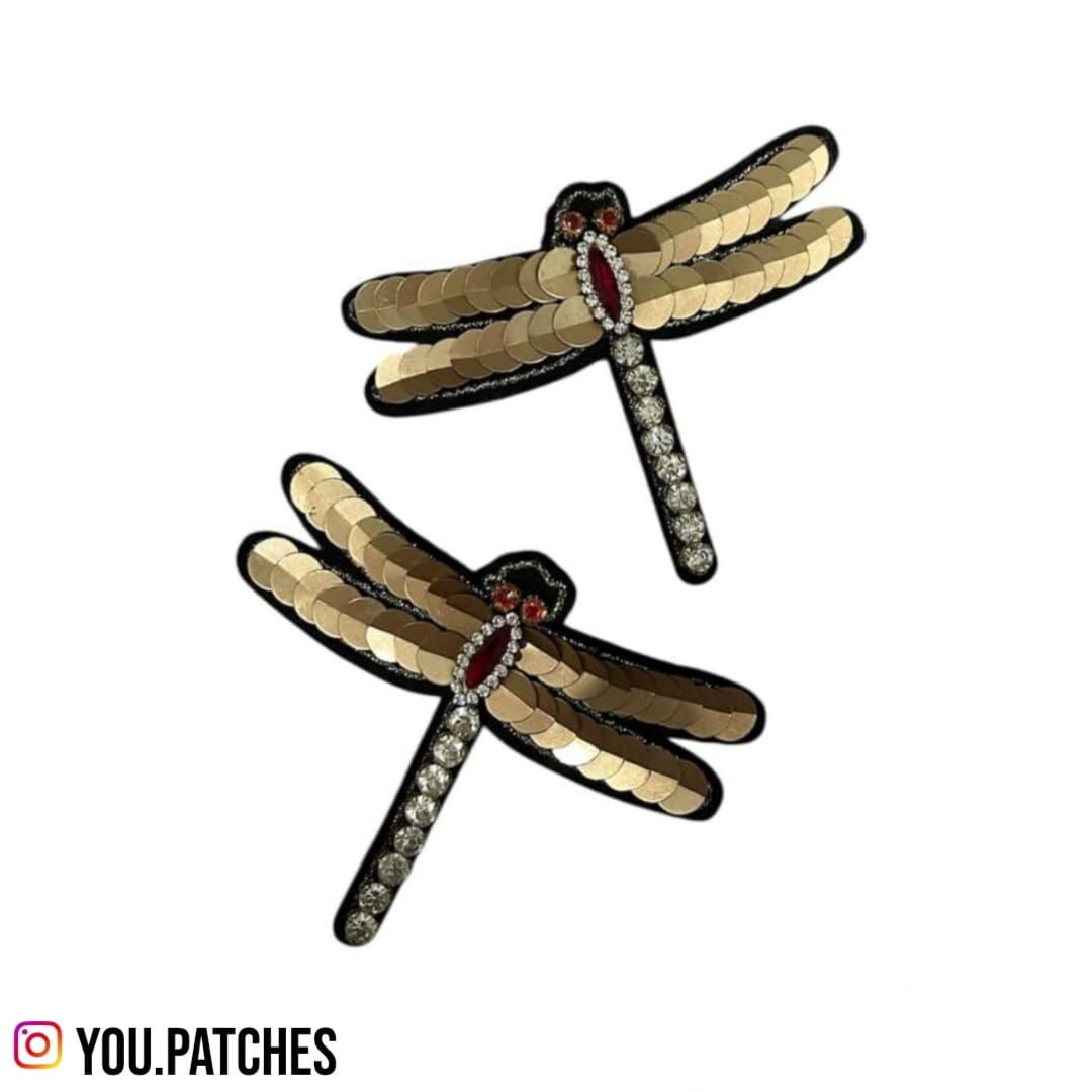 Embellished Flies Patch (Pack of 2)