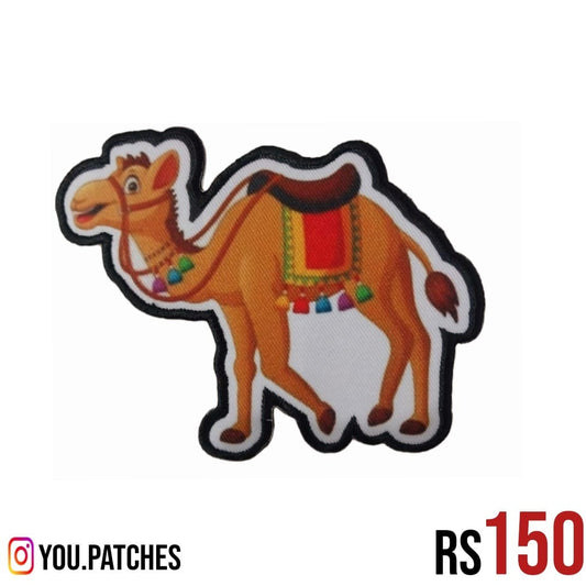 Embroided Iron on Camel Patch