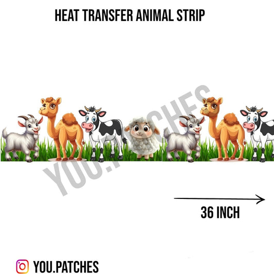 Heat Transfer Animal Strip