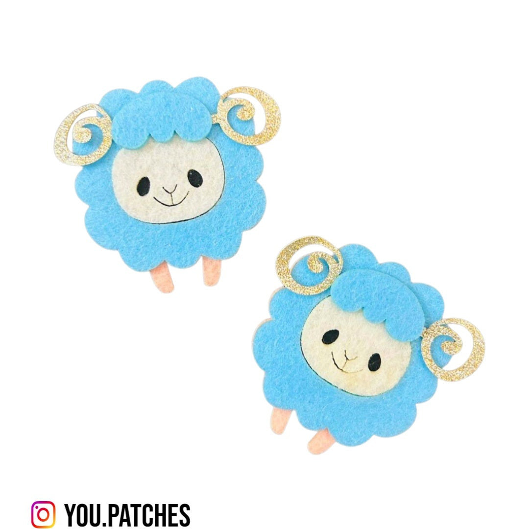 Fabric Sheep Patch (1 pc each)