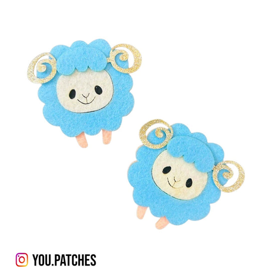 Fabric Sheep Patch (1 pc each)